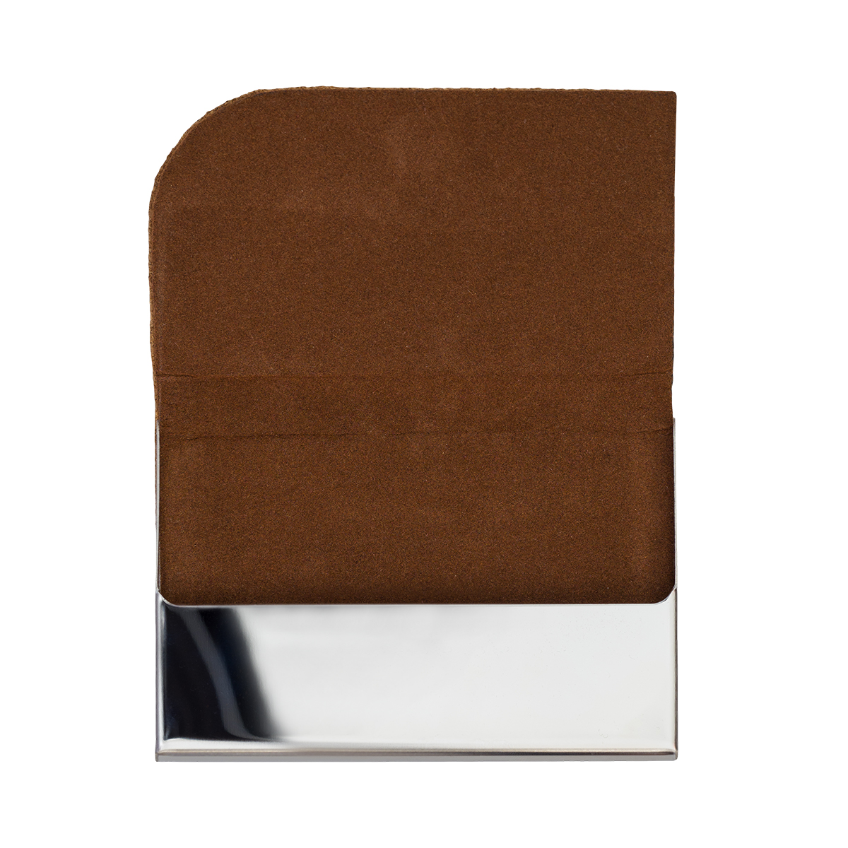 R00550.10 - Torre business card holder, brown 