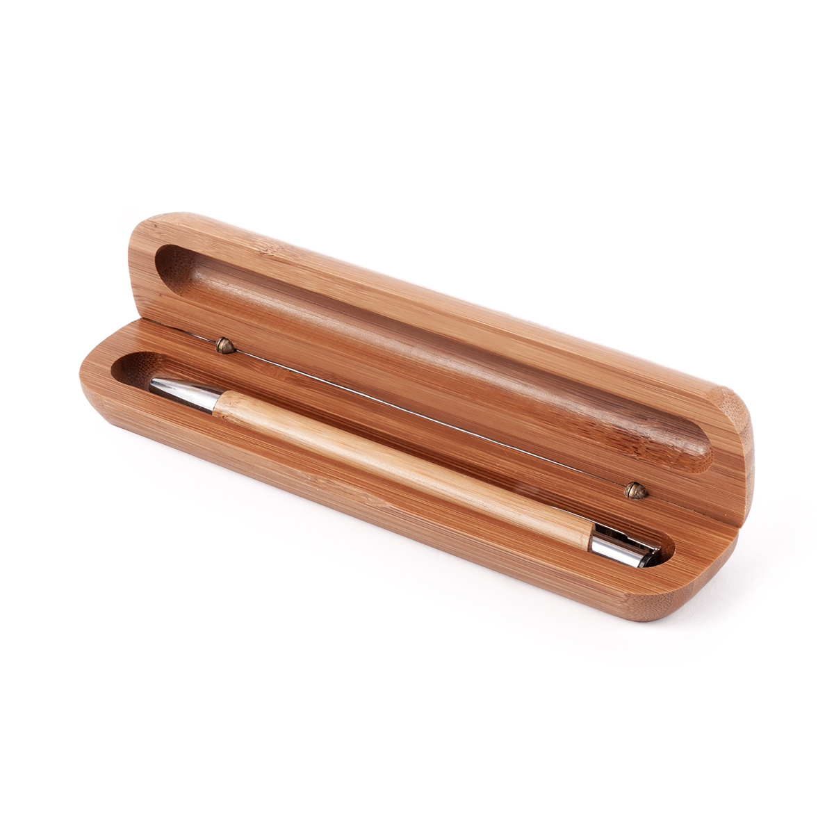 R01070.10 - Vizela ballpen in bamboo case, brown 