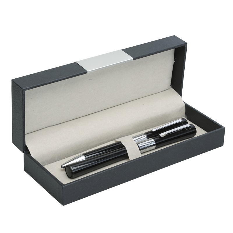 R01201.A - Sandglass writing set, black 