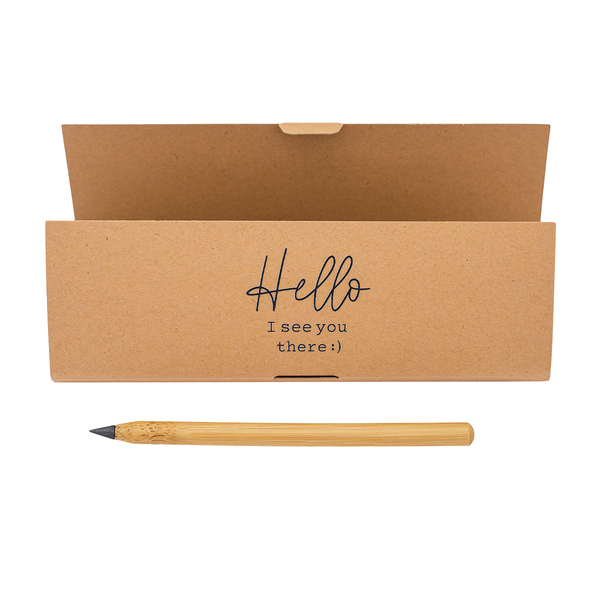 R02320.13 - Kony long-life pencil/pen in a box, beige 