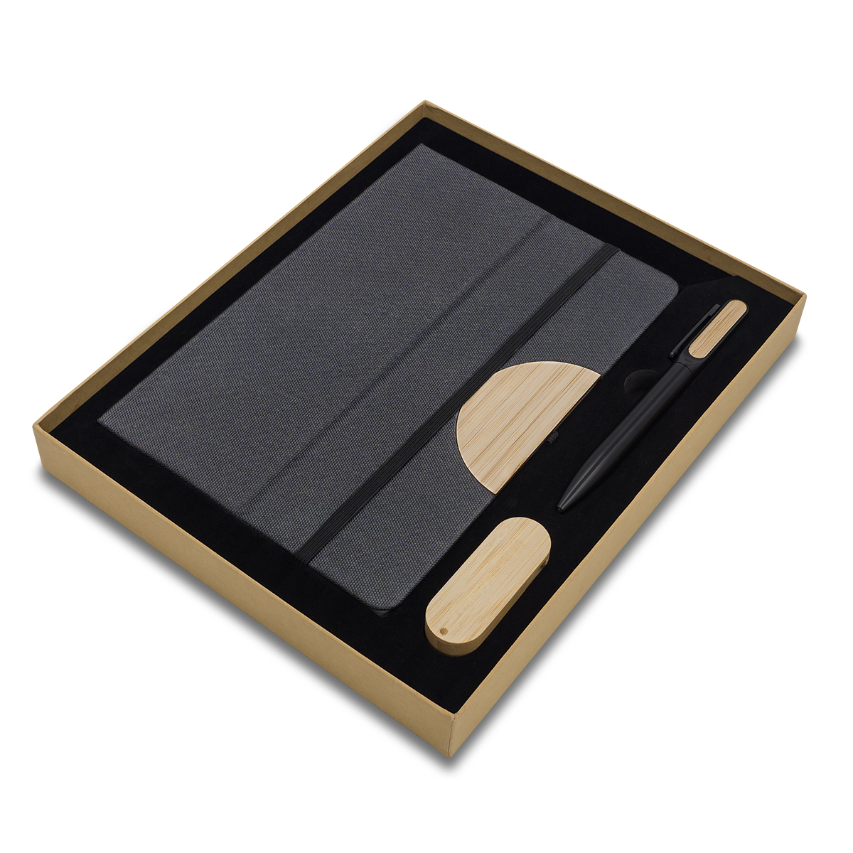 R02324.02 - Denver gift set with 64GB USB memory, black 