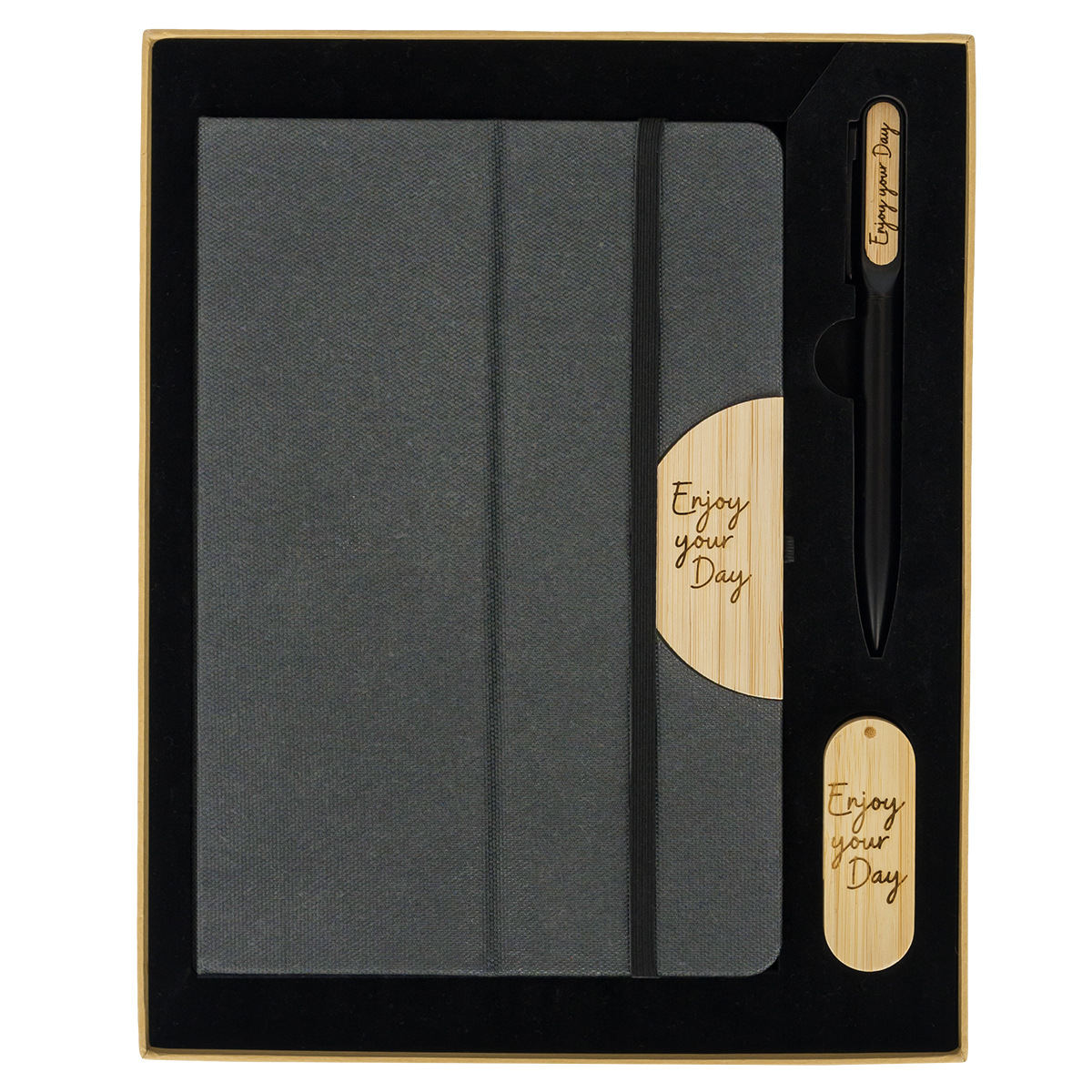 R02324.02 - Denver gift set with 64GB USB memory, black 