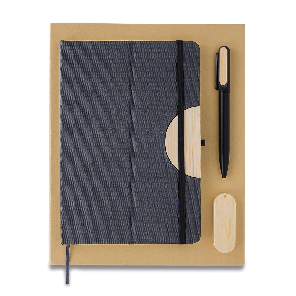 R02324.02 - Denver gift set with 64GB USB memory, black 