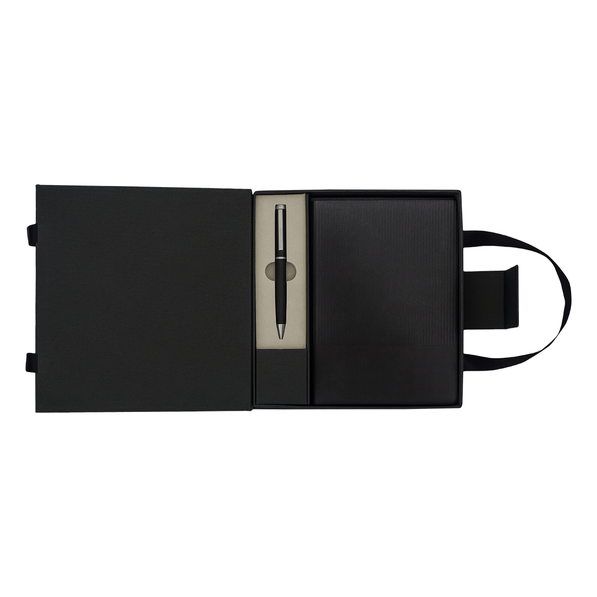 R02327.02 - Lovini gift set notebook with pen, black 