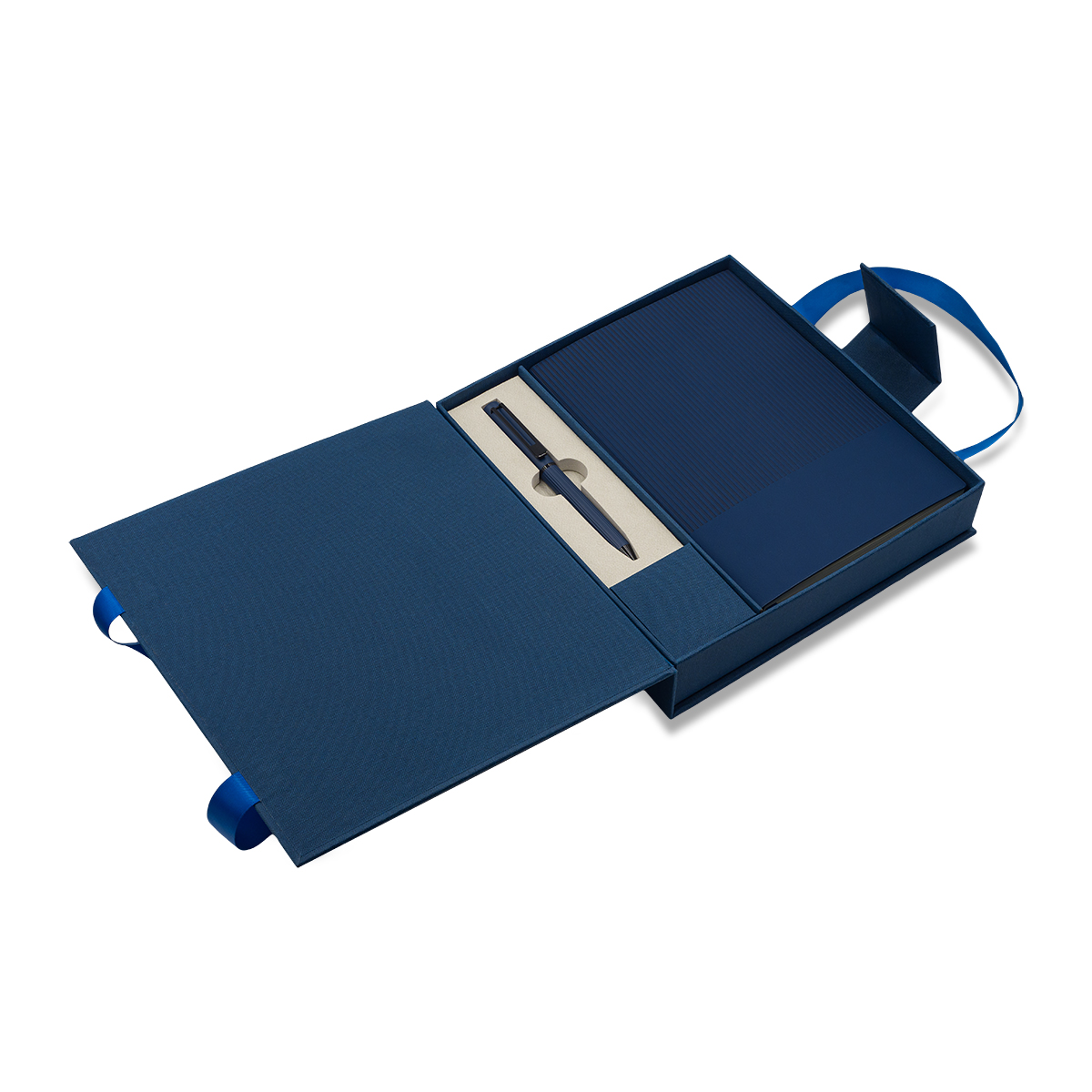 R02328.42 - Lovina gift set notebook with pen, dark blue 