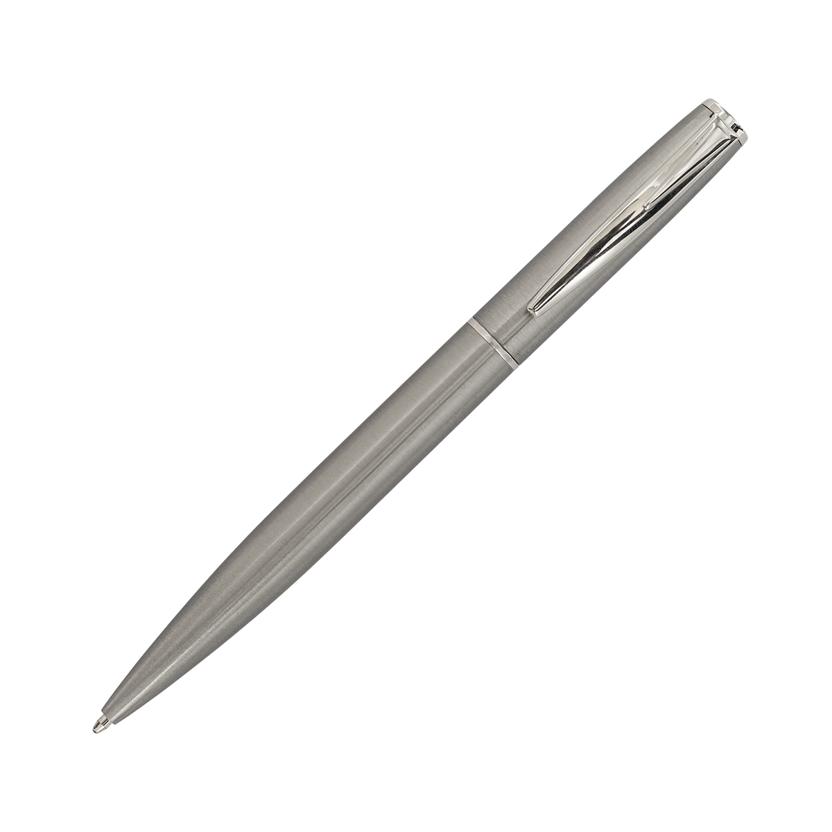 R02331.01 - Silvery metal pen in box, silver 