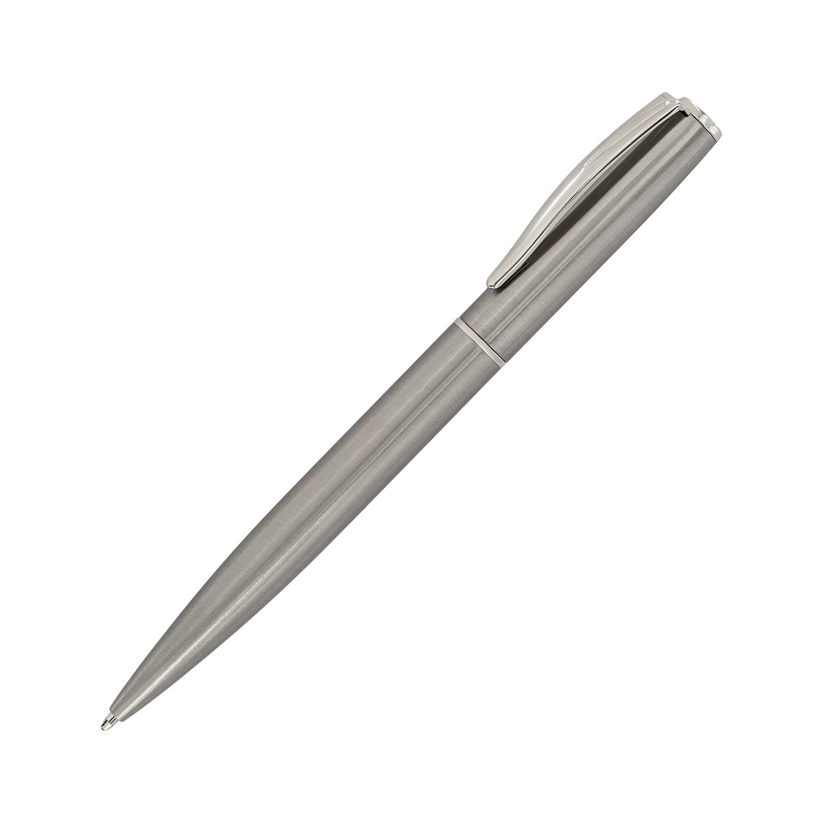 R02331.01 - Silvery metal pen in box, silver 