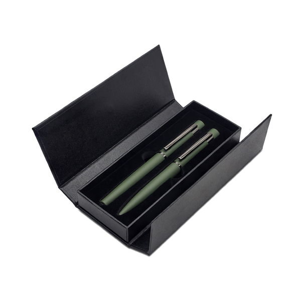 R02338.51 - Softis writing set, dark green