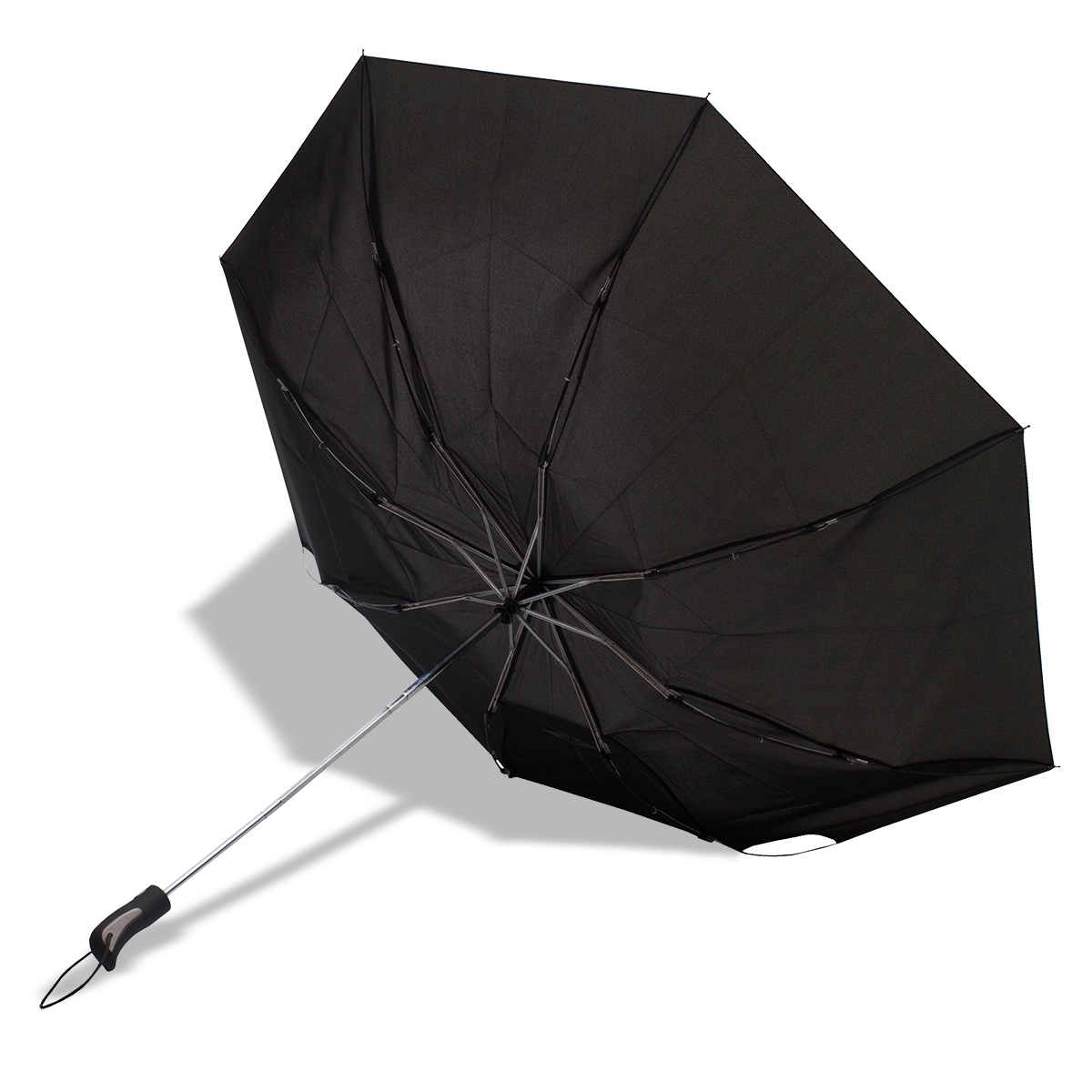 R07945.02 - Vernier foldable stormproof umbrella, black 