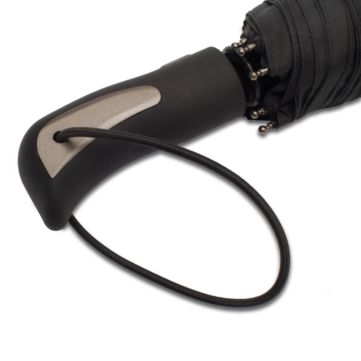 R07945.02 - Vernier foldable stormproof umbrella, black 