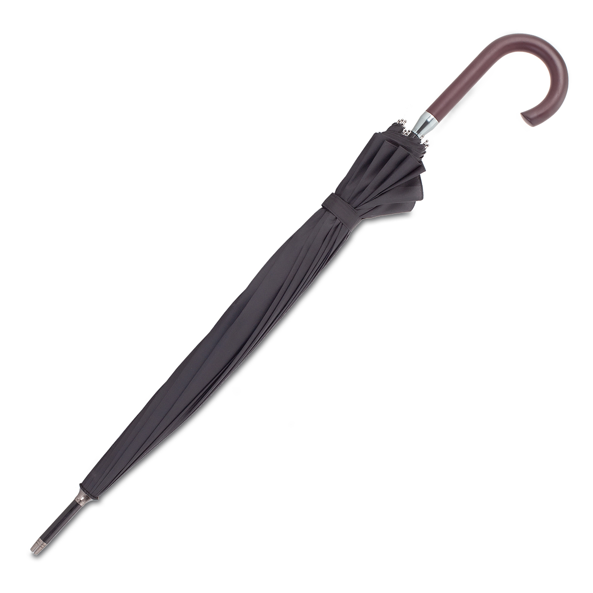 R07949.02 - Thun 16 panel auto umbrella, black 