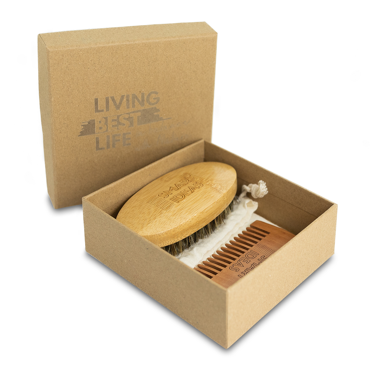 R07975.10 - Macho grooming kit, brown 