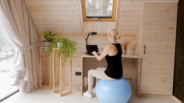 R07992.04 - Fitball exercise ball, blue 