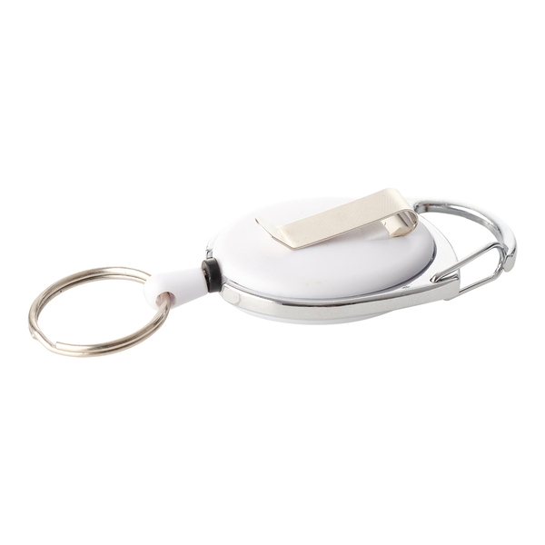 R08002.06 - Ski-pass with carabiner, white 