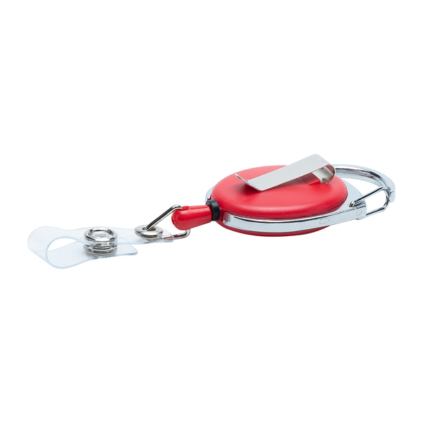 R08008.08 - Ski-pass with carabiner, red 