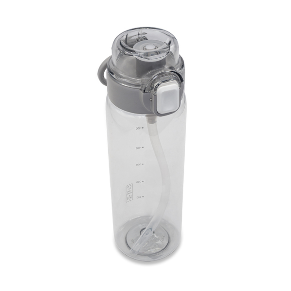 R08102.21 - 800 ml Amad water bottle with straw, grey