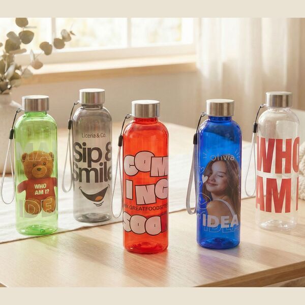 R08103.04 - 500 ml Vetta RPET water bottle, blue