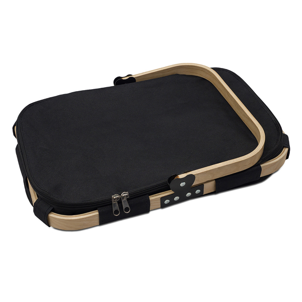 R08151.02 - Woody thermal shopping basket, black