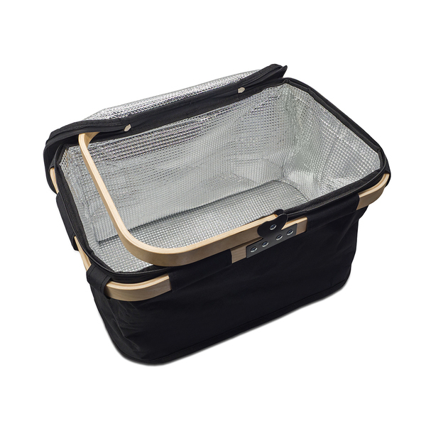 R08151.02 - Woody thermal shopping basket, black