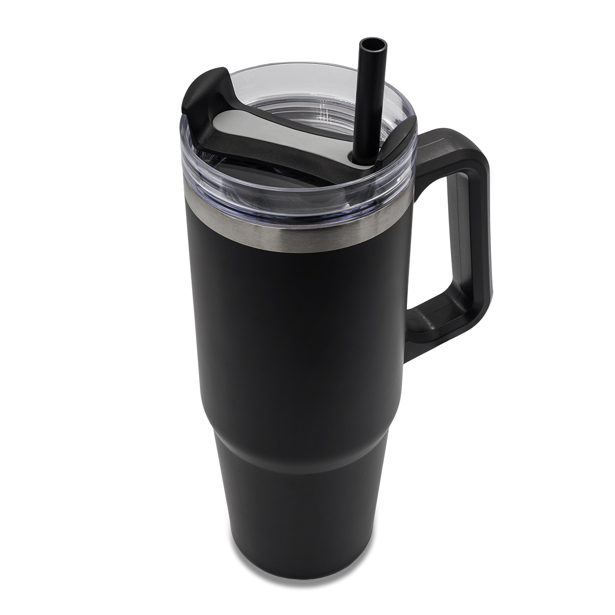 R08177.02 - 900 ml Memphis vacuum mug, black 