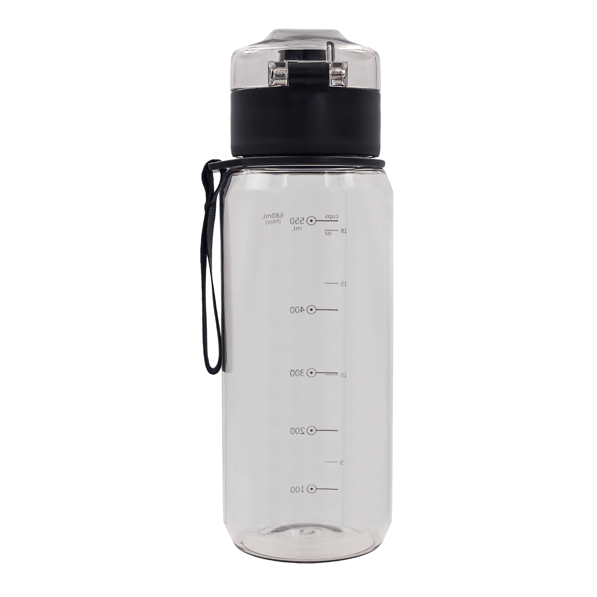 R08186.02 - 680 ml H2O tritan bottle, black 