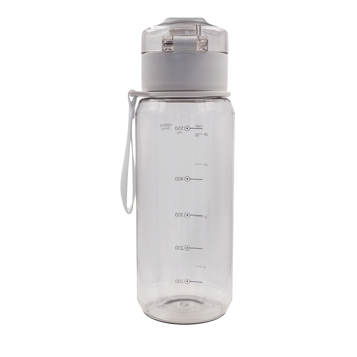 R08186.21 - 680 ml H2O tritan bottle, grey 