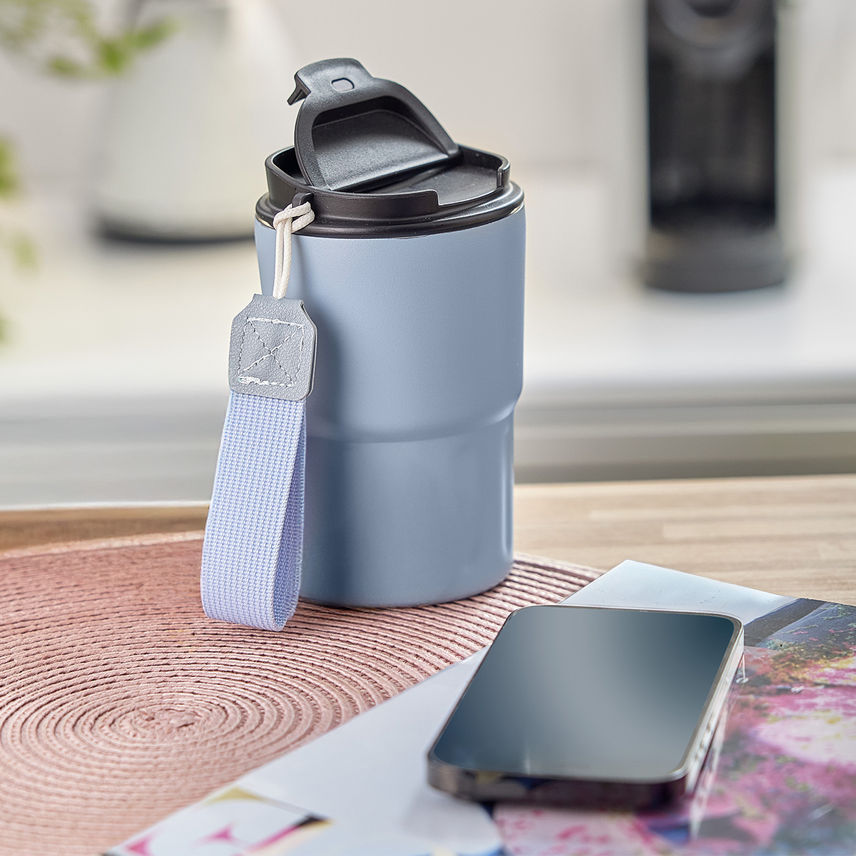 R08190.04 - 330 ml Skagen thermal mug, blue 