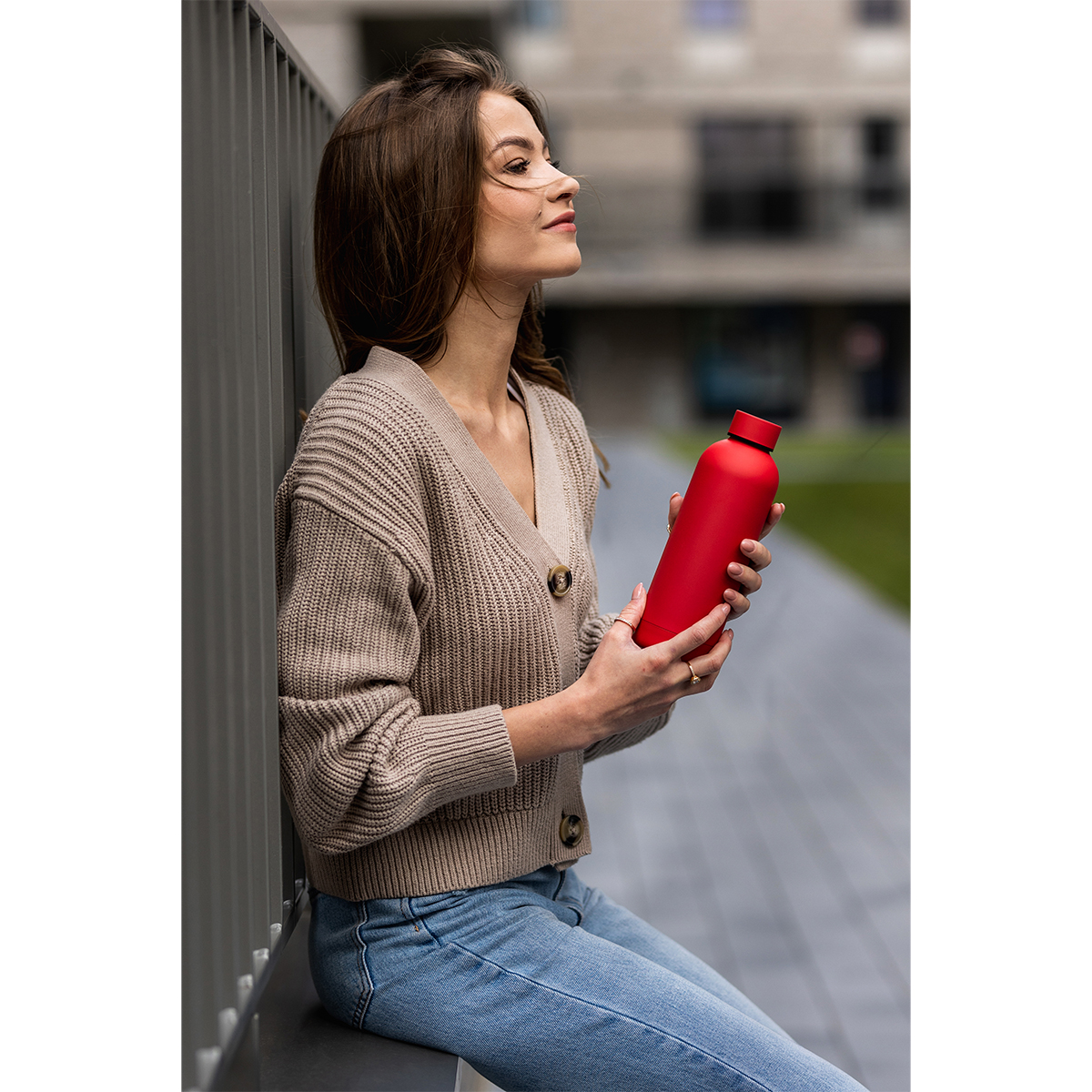 R08192.08 - 500 ml Mendoza thermal bottle, red 