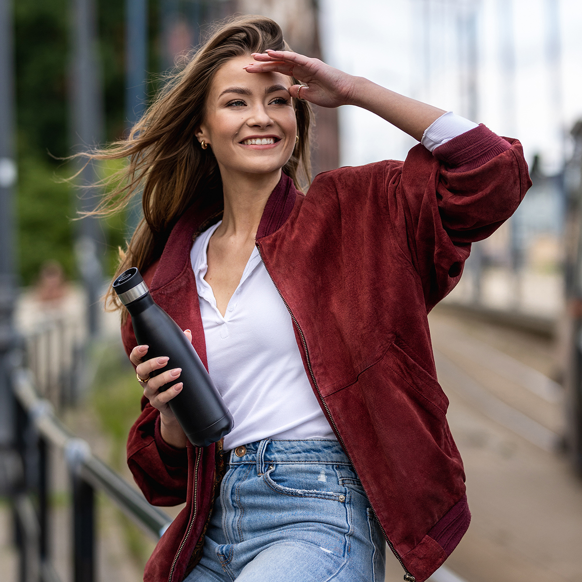 R08195.02 - 550 ml Yakima thermal bottle with lid 360°, black 