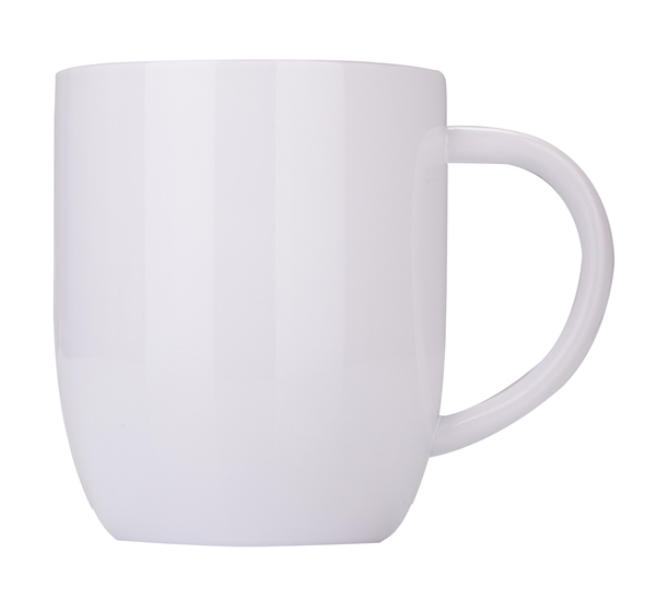 R08199.06 - 350 ml Day Alis Steel mug with sublimation coating, white 