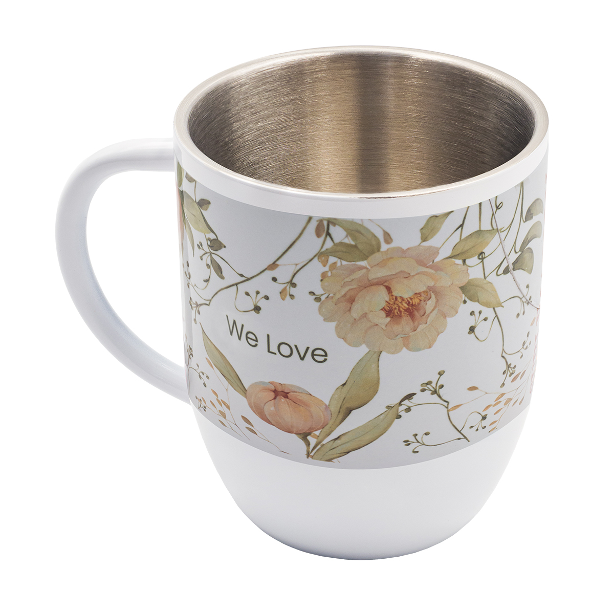R08199.06 - 350 ml Day Alis Steel mug with sublimation coating, white 