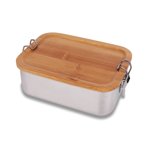 R08208.01 - 800 ml Somerton steel lunch box, silver 