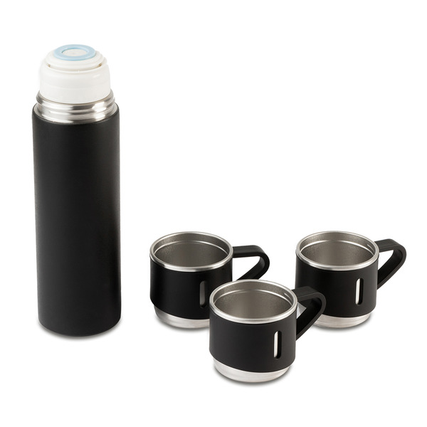 R08217.02 - 500 ml Attu vacuum flask set, black 