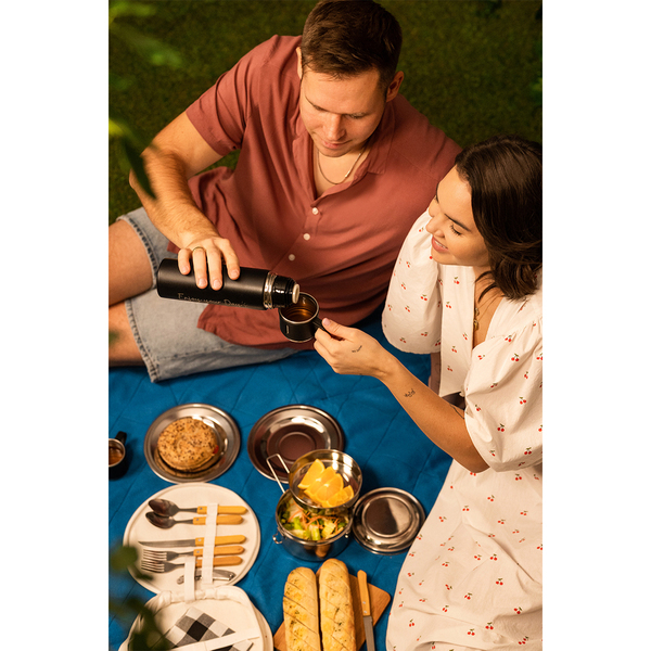 R08217.02 - 500 ml Attu vacuum flask set, black 