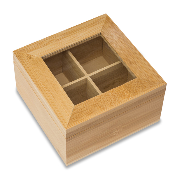 R08218.10 - Tukao bamboo tea box, brown 