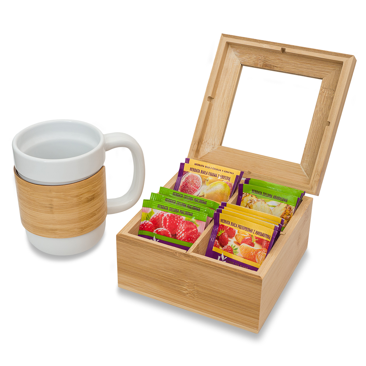R08218.10 - Tukao bamboo tea box, brown 