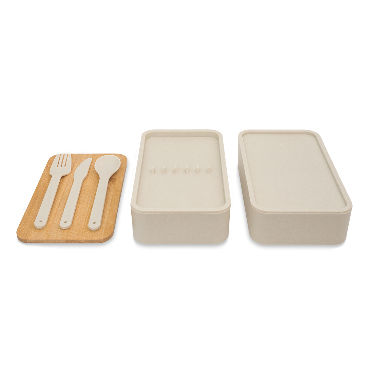 R08226.13 - 1000 ml Victor double lunch box, beige 