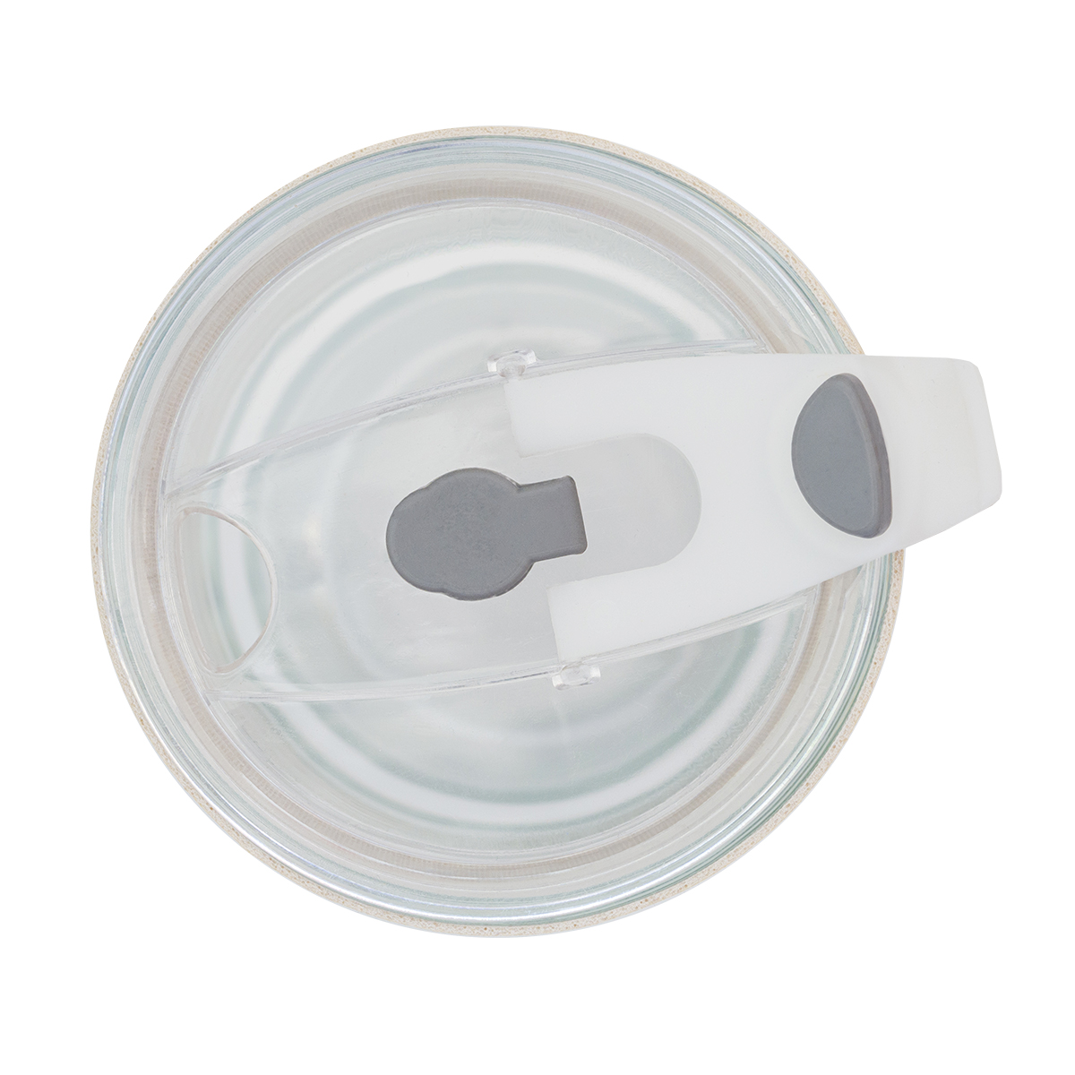 R08233.13 - 350 ml Vigo glass mug, beige/colorless 