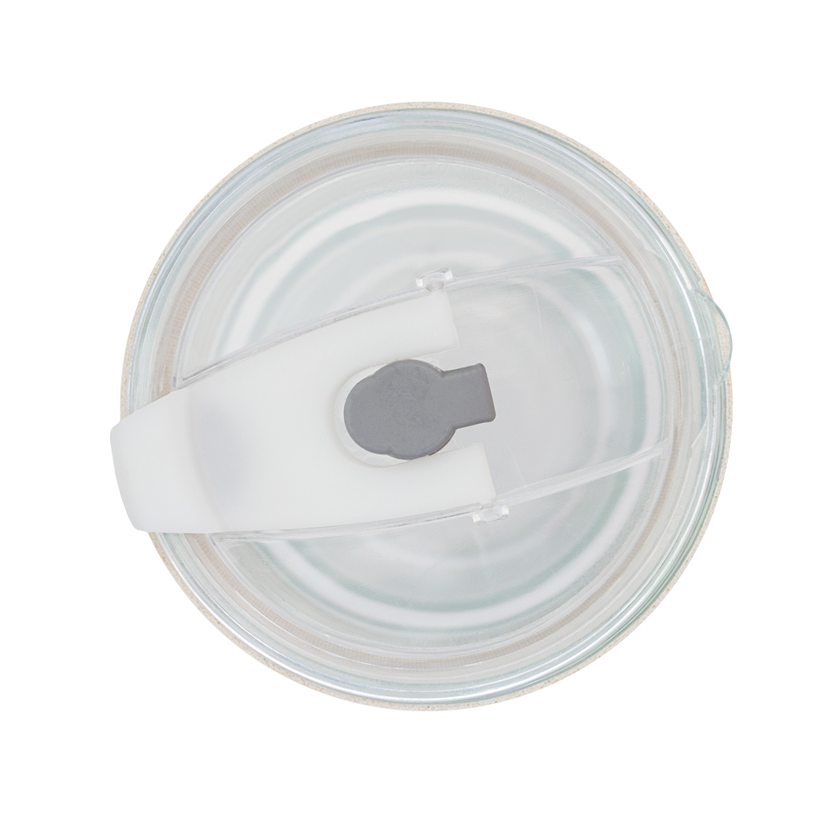 R08233.13 - 350 ml Vigo glass mug, beige/colorless 