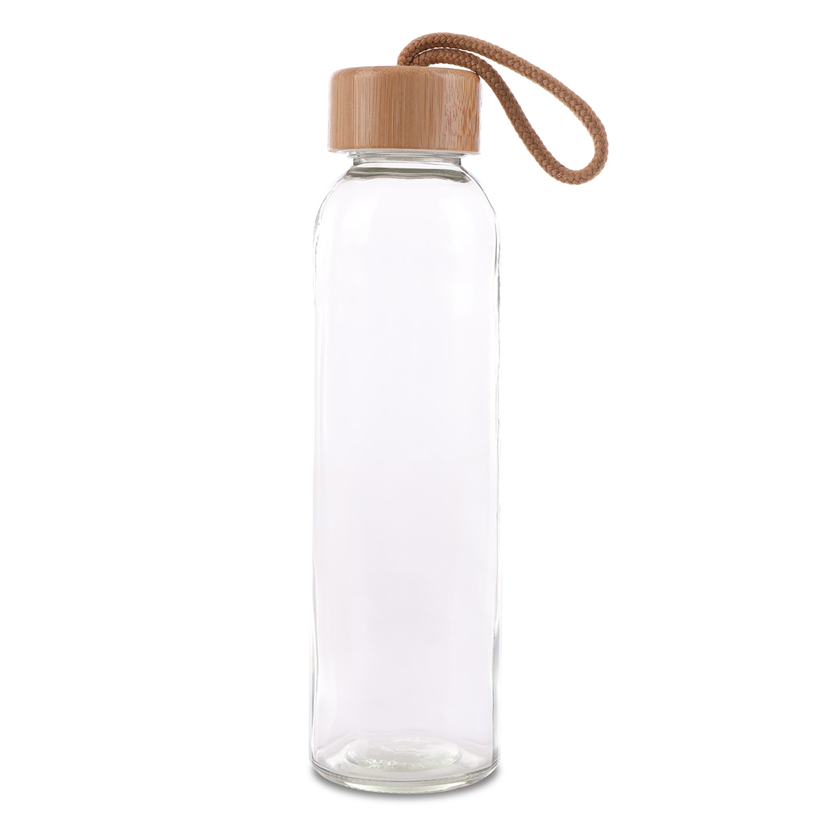 R08237.13 - 500 ml Aquarius glass bottle, beige 