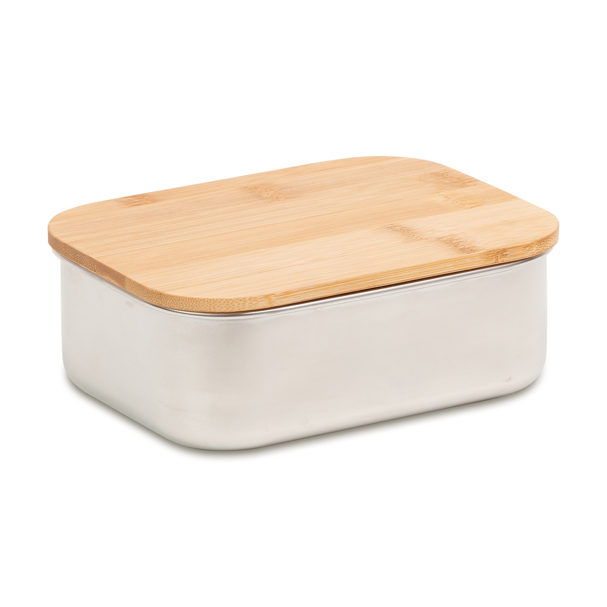 R08239.01 - 800 ml steel lunch box, silver 