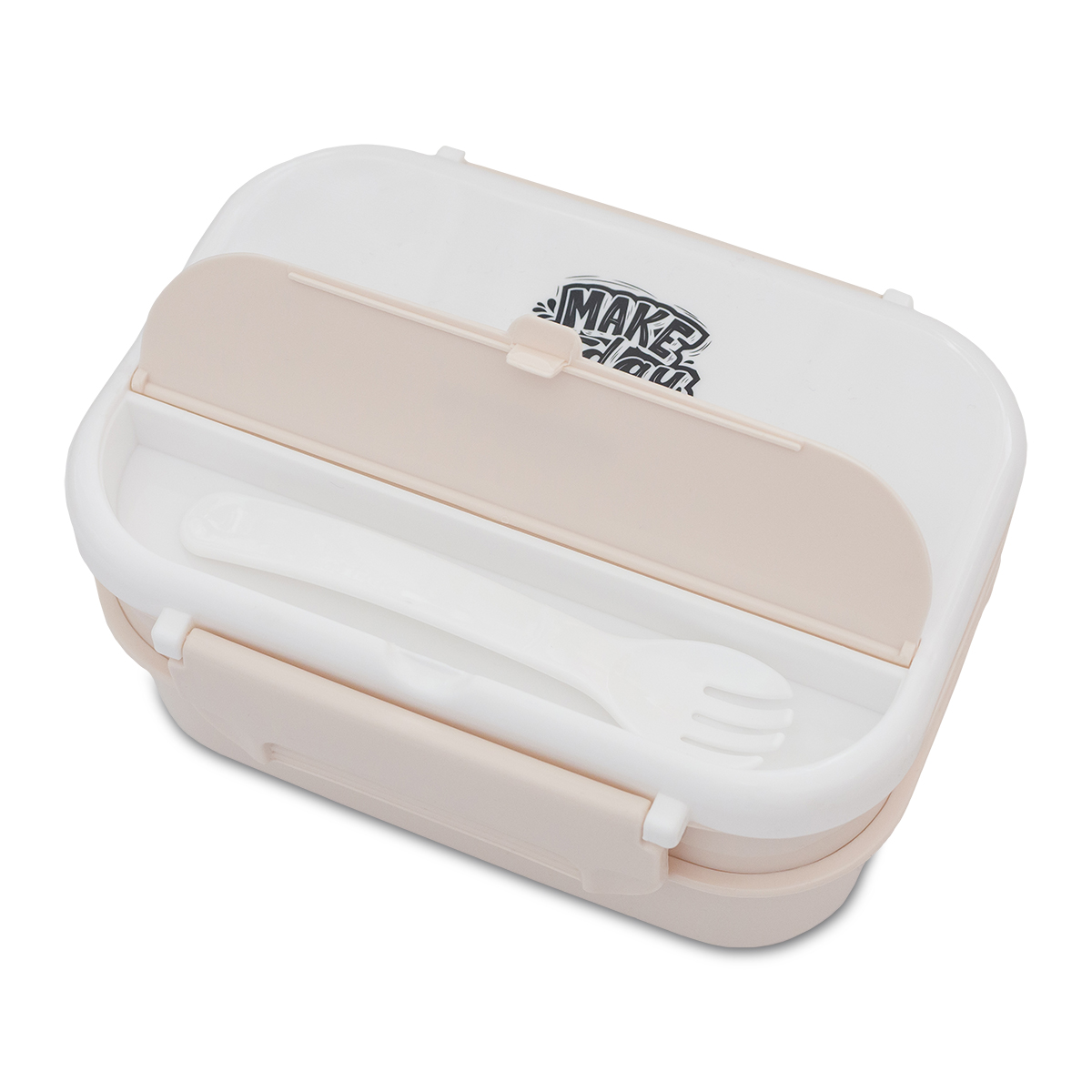 R08241.13 - 1200 ml Healthyway lunch box, beige 