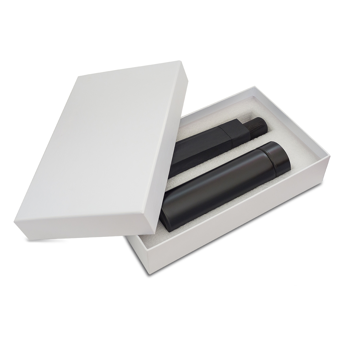 R08242.99 - Monaco Thermo Mug with Umbrella Gift Set, mix 