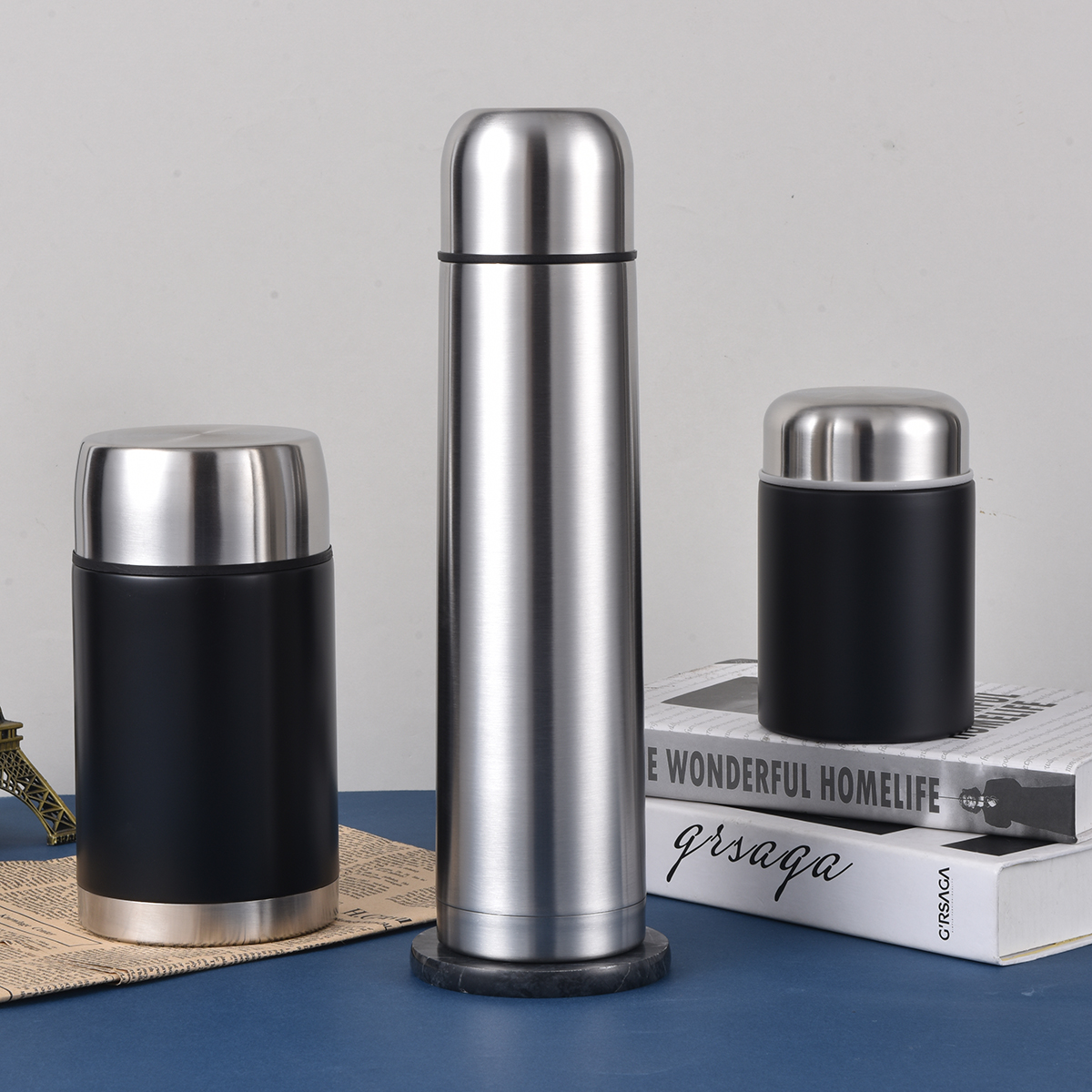 R08243.01 - 1000 ml Livin Thermos, silver 