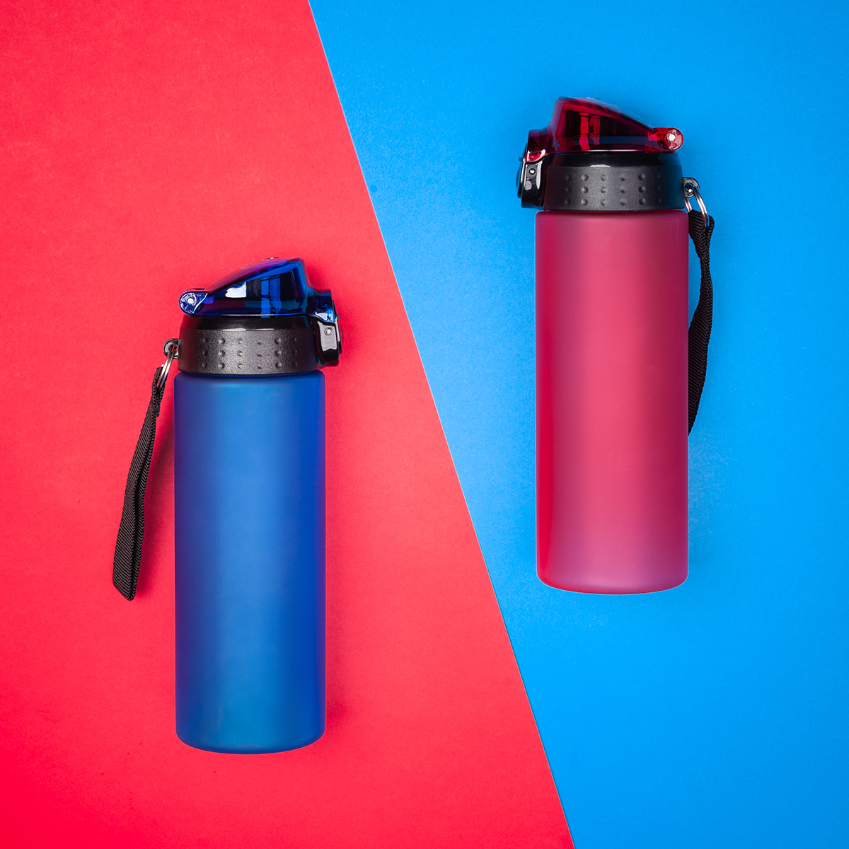 R08253.08 - Whizzie water bottle 600 ml, red 