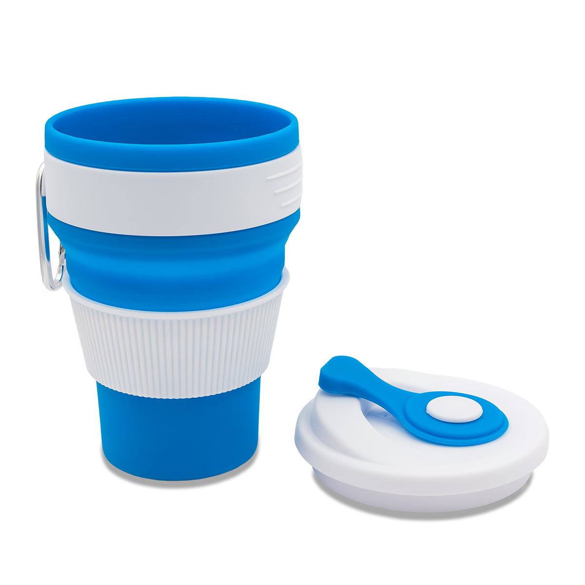 R08258.04 - 350 ml Flexi Silicone mug, blue 