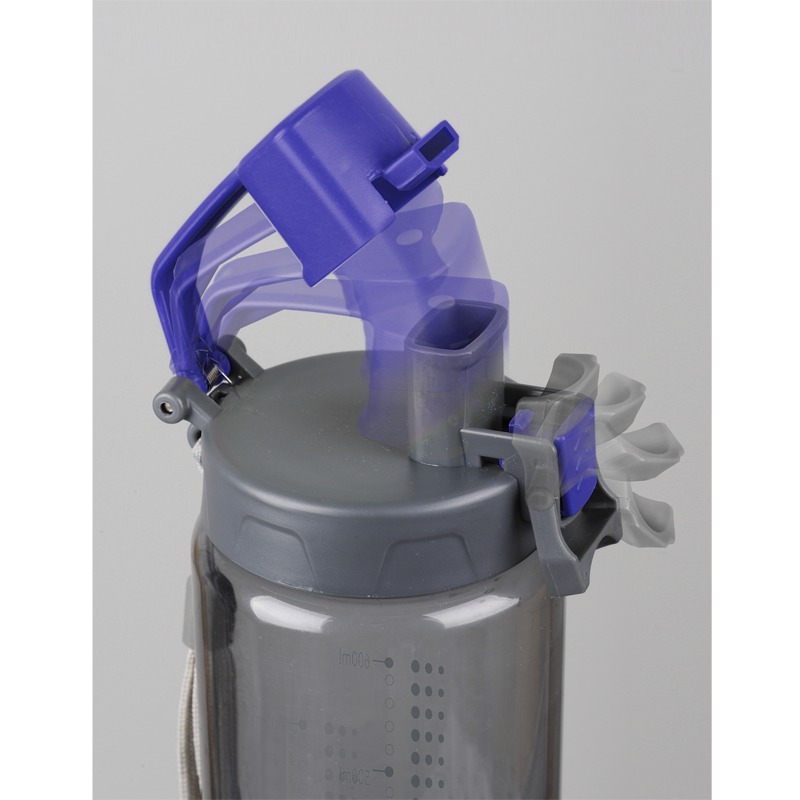 R08312.04 - 700 ml Feelsogood water bottle, blue/grey 