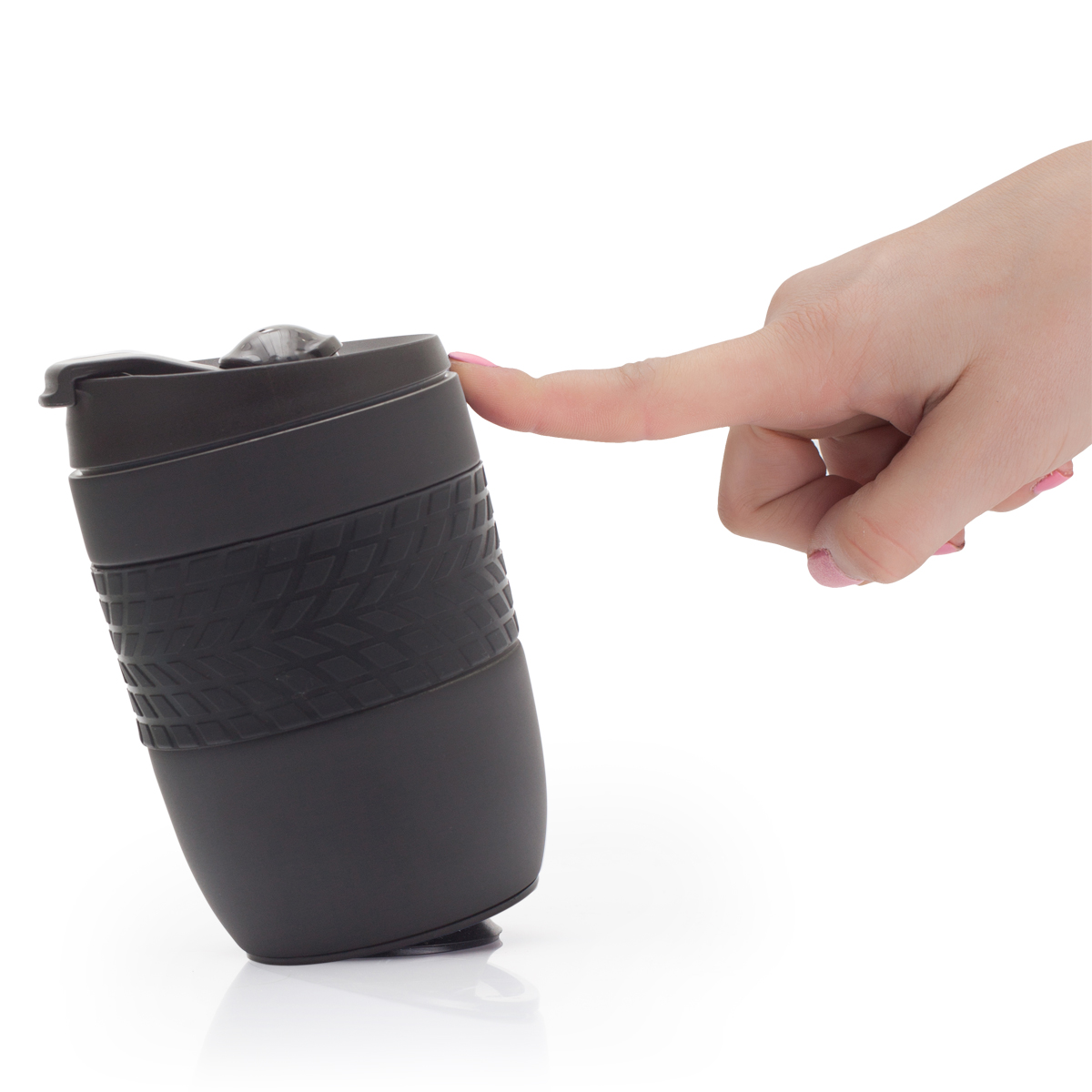 R08317.02 - 200 ml Offroader thermal mug, black 