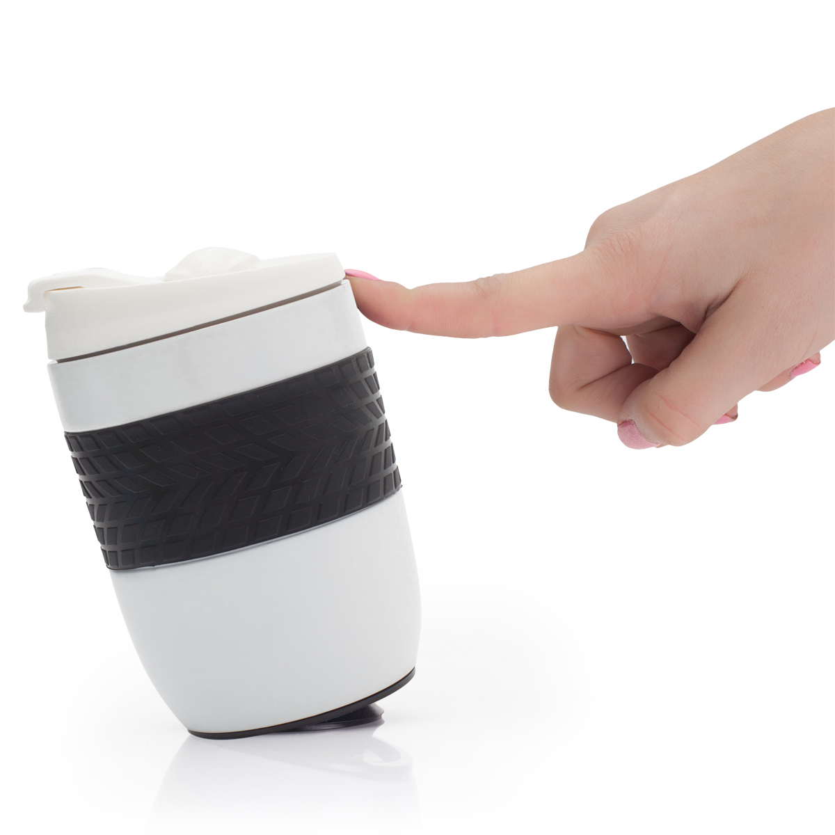 R08317.06 - 200 ml Offroader thermal mug, white 