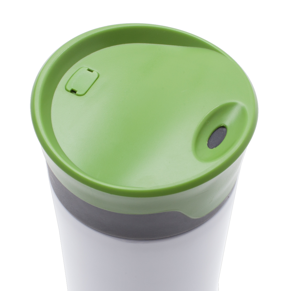 R08326.06 - 430 ml Telescope thermal mug, white/green 